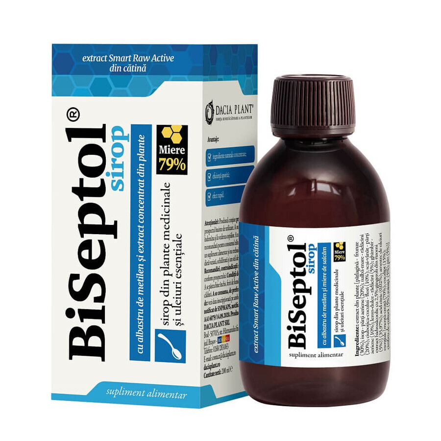 BiSeptol siroop, 200 ml, Dacia Plant