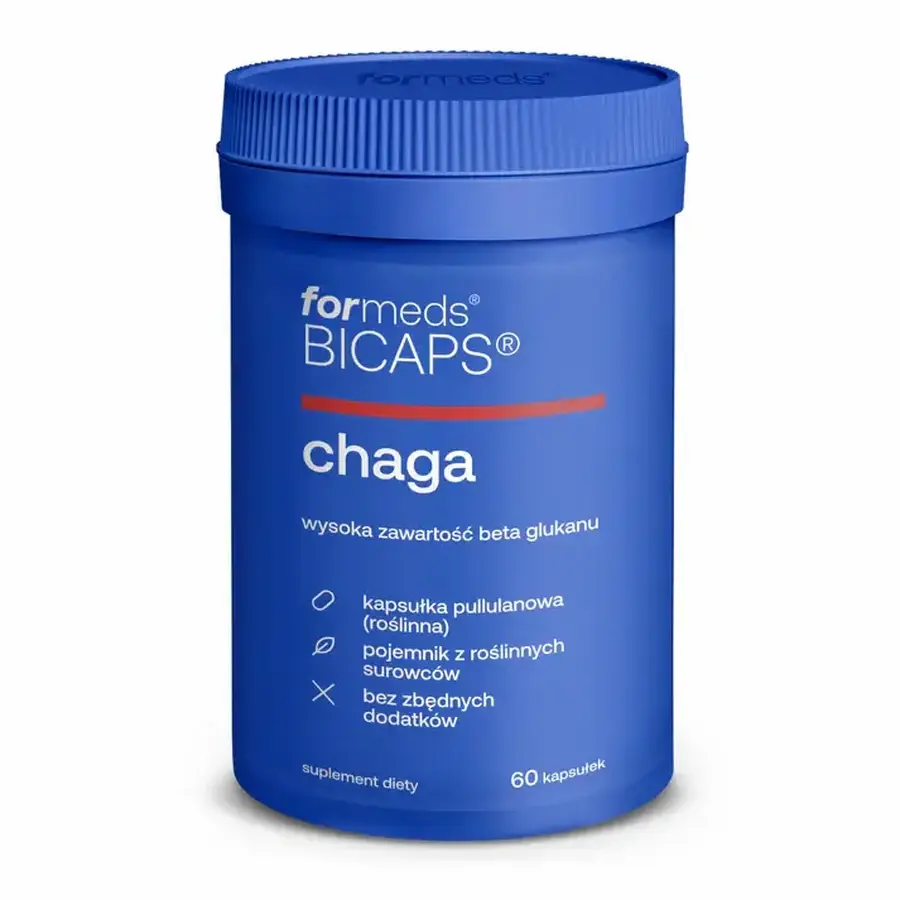 Bicaps Chaga 60 capsules Formes