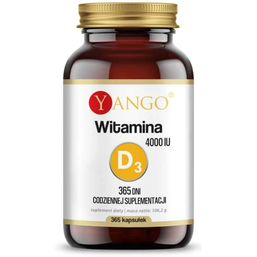 Vitamine D3 4000 IE voor 365 dagen Yango