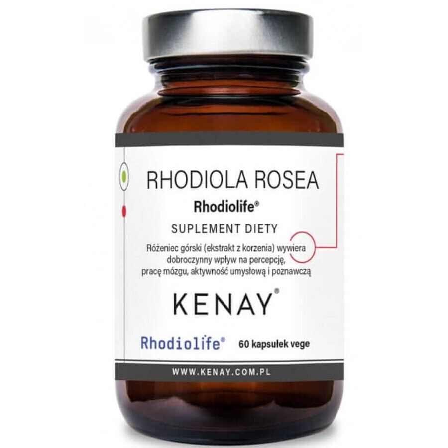 Rhodiola rosea Rhodiolife 60 cápsulas Kenay