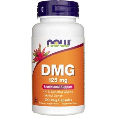 DMG (Dimethylglycine), 125mg - 100 vcaps Now Foods