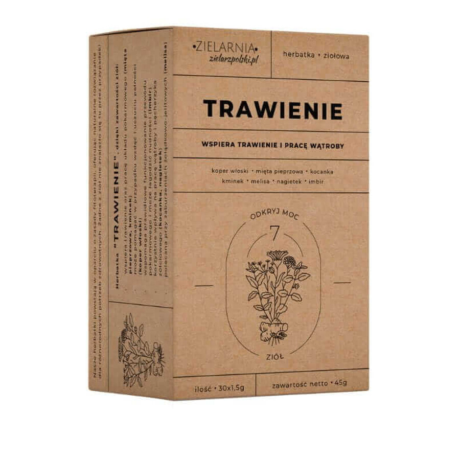 Trawienie Fix 30x1.5g (constipație, flatulență) ZIELARZPOLSKI