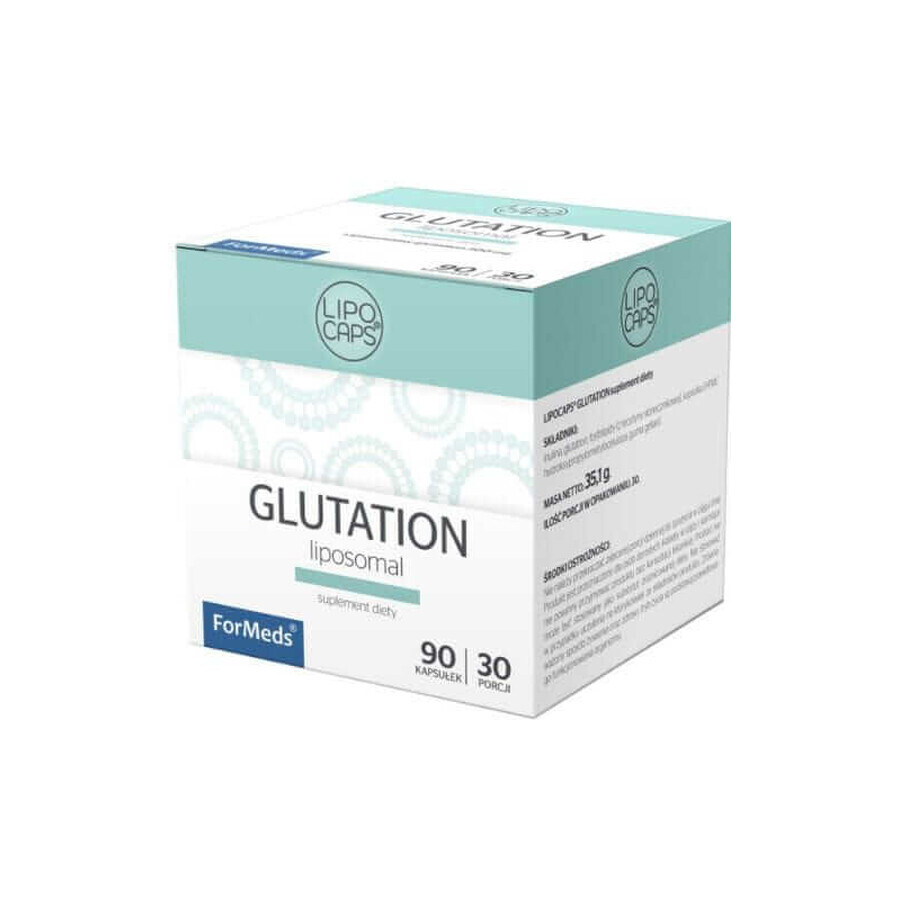 Lipocaps Liposomaal Glutathion (90 capsules) Formaten