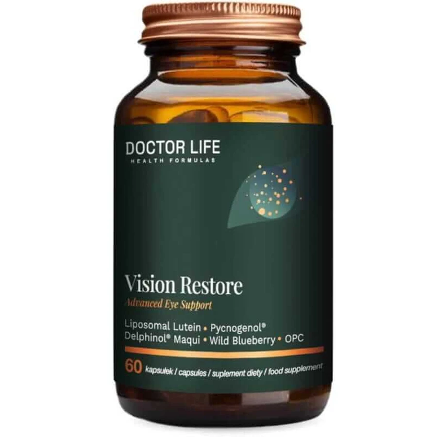 Doctor Life Vision Restore (Luteïne, Pycnogenol, curcumine) 60 capsules