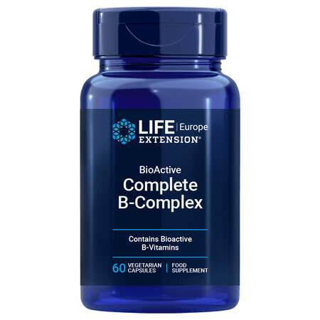 Vitamine B-complex - BioActive Compleet B-complex Life Extension - 60 capsules