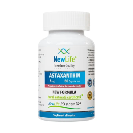 Astaxanthine, 8 mg, 60 softgels, NewLife+