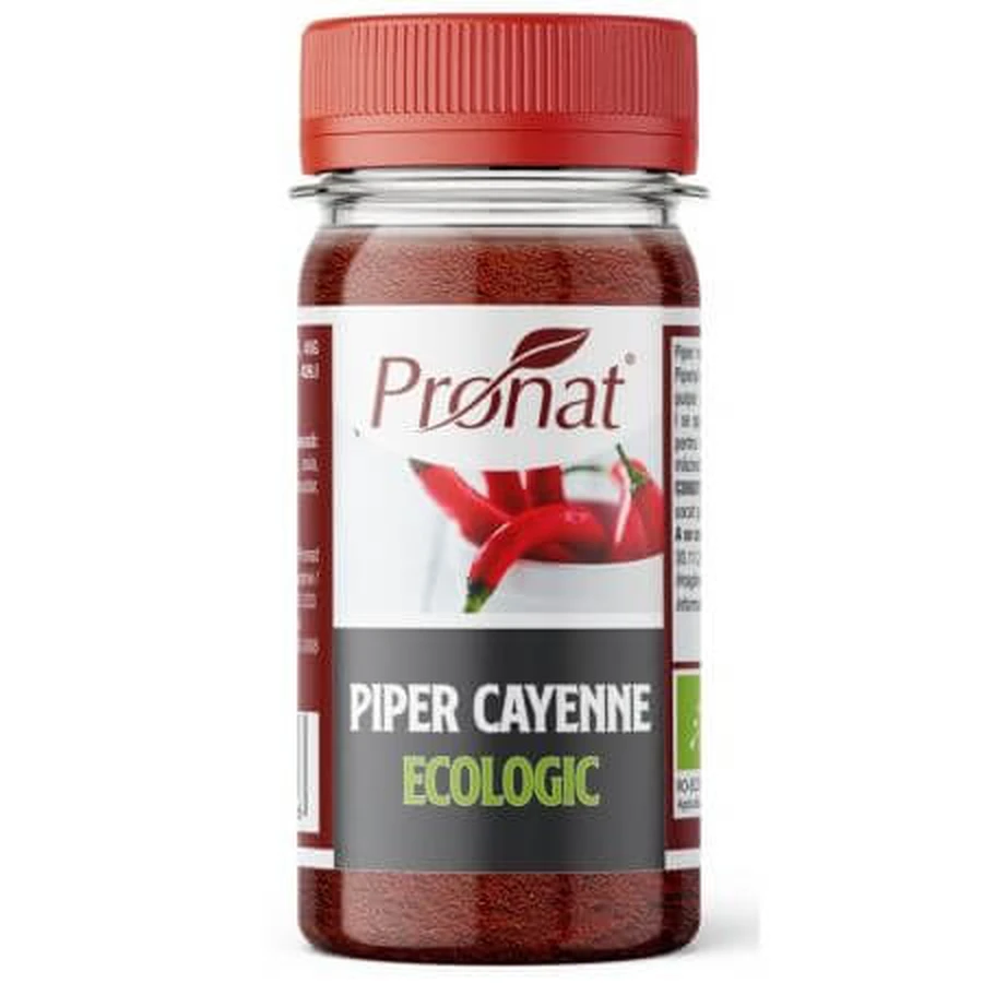 Biologische rode cayennepeper, 45 g, Pronat