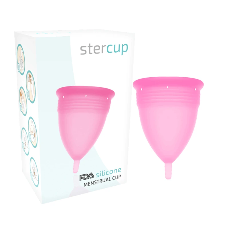 Roze menstruatiecup, maat S, 1 stuk, Stercup