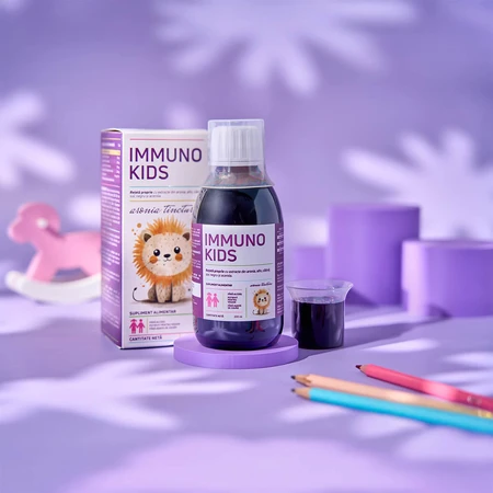 Immuno Kids Kindersiroop met bessen en acerola, 200 ml – Aronia Charlottenburg