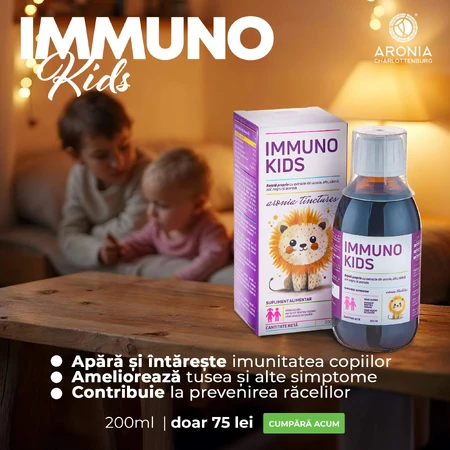 Immuno Kids Kindersiroop met bessen en acerola, 200 ml – Aronia Charlottenburg