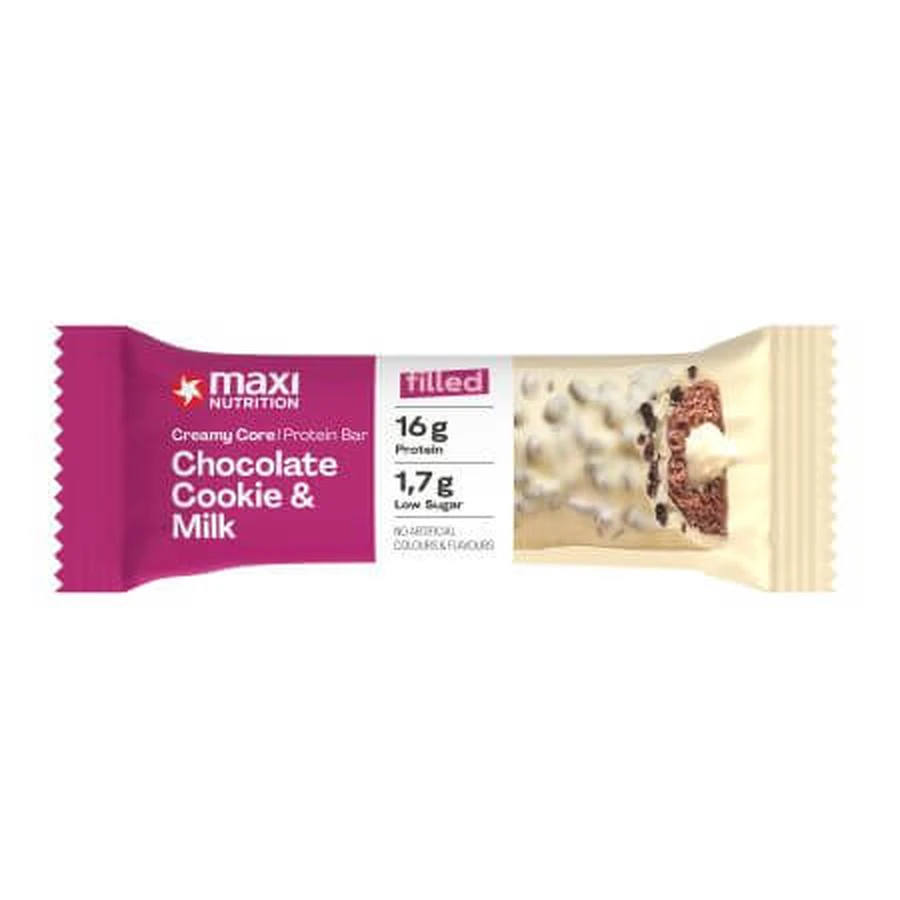 Chocolade Cookie & Melk eiwitreep, 45 g, Maxi Nutrition