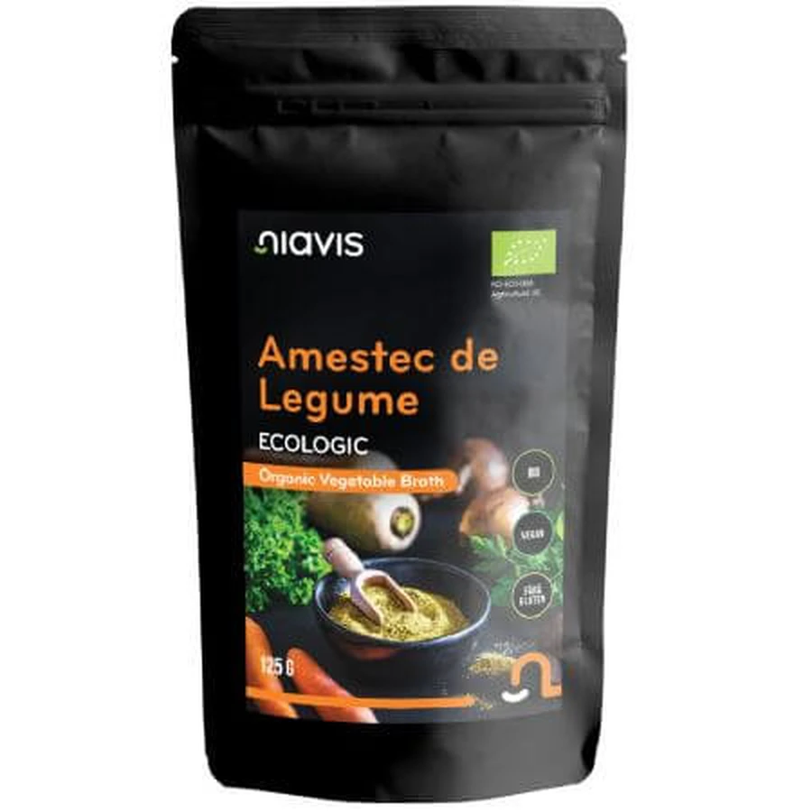 Mélange de légumes biologiques Niavis, 125 g, Niavis