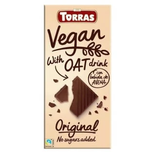 Czekolada Vagana z napojem owsianym, 100 g, Torras