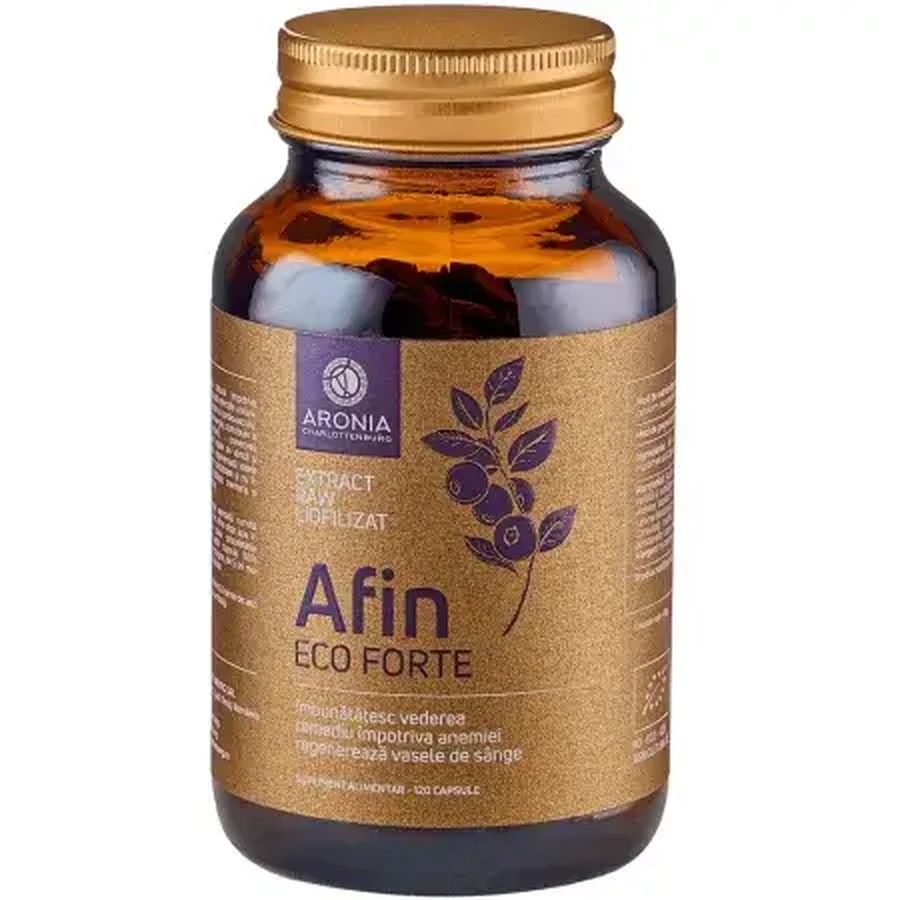 Afin Eco Forte freeze-dried Raw extract, 120 capsules, Aronia Charlottenburg