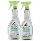 Frosch Baby set, spray para eliminar las manchas de la ropa de bebés y niños, 2 x 500 ml
