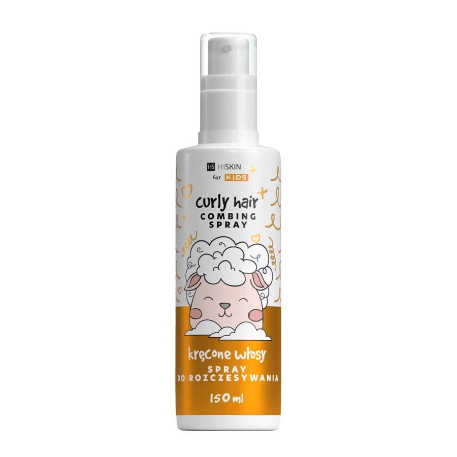 Hiskin Kids krullend haar, ontwarrende spray, krullend haar, 150 ml