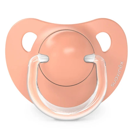 Suavinex Dreams, anatomischer Schnuller, Silikon, Pfirsich, ab 18 Monaten, 2 Stück