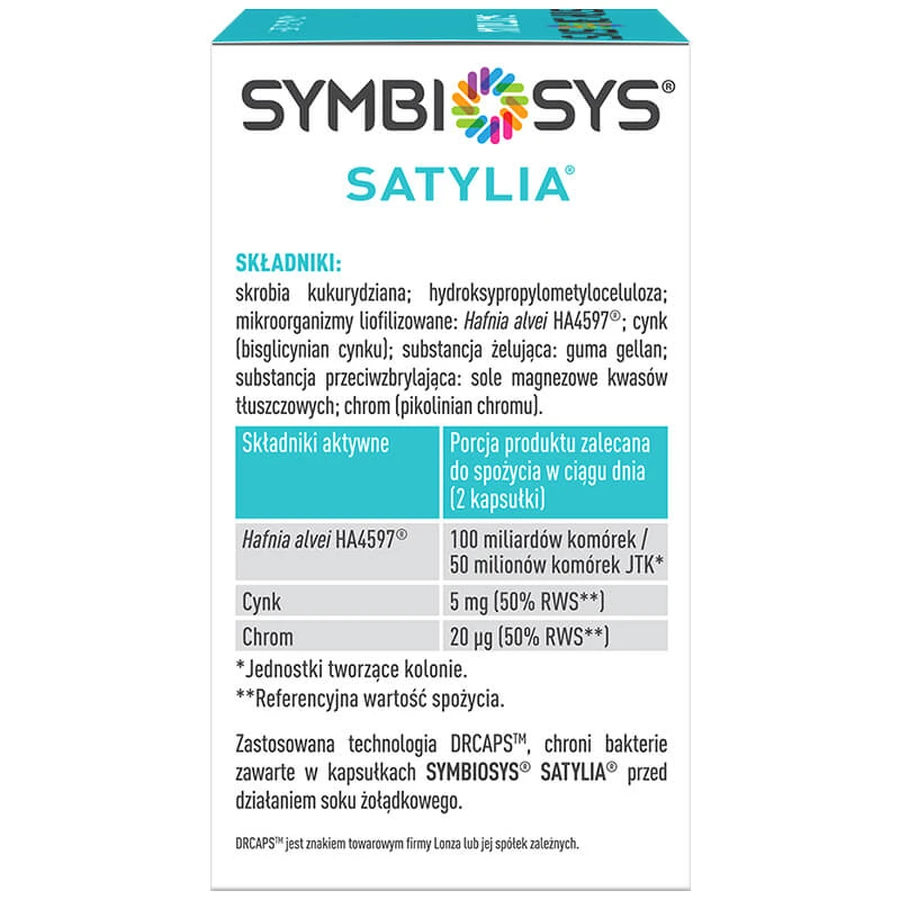 Symbiosys Satylia, 60 capsules