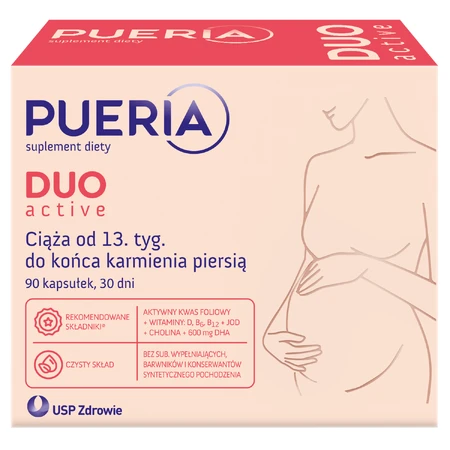 Pueria Duo Actief, 90 capsules