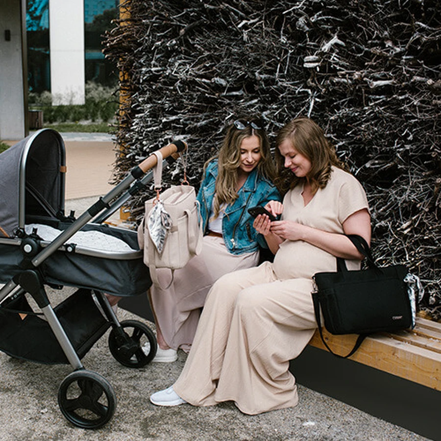 BabyOno, Kinderwagentasche, Carmen, schwarz
