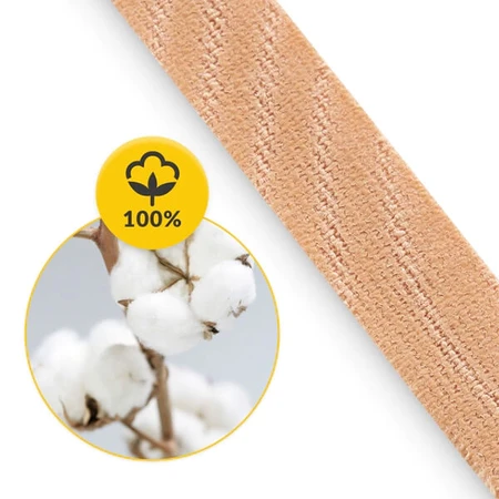 4Fizjo, Kinesiotaping-Band, beige, 1 cm x 5 m