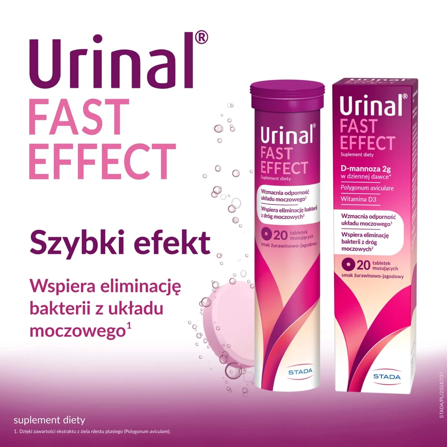 Urinal Fast Effect, 20 effervescent tablets