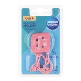 Canpol Baby's, Ik hou van mama speenketting, roze, 1 st