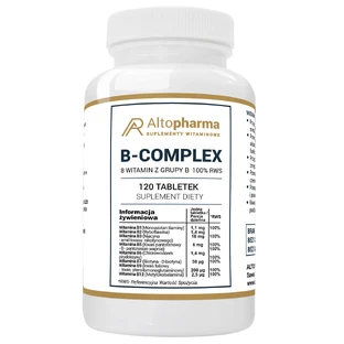 AltoPharma B-Complex, 100% RWS, 120 tablets