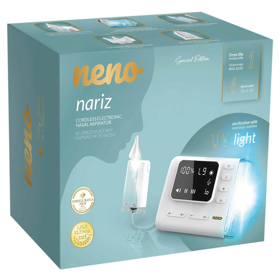 Neno Nariz, snoerloze elektronische neusafzuiger voor kinderen