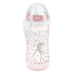 NUK Kiddy Cup, gobelet avec bec dur et clip, Bambi, à partir de 12 mois, 300 ml