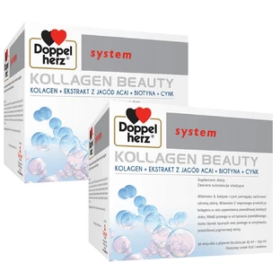 Doppelherz System Kollagen Beauty Set, 2 x 30 Fläschchen