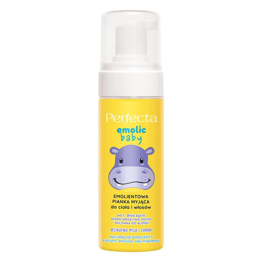 Perfecta Emolic Baby, emolienowa pianka do ciała i włosów, 160 ml: ceny i cechy