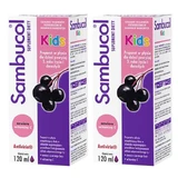 Sambucol Kids Set, liquid for children over 3 years and adults, 2 x 120 ml