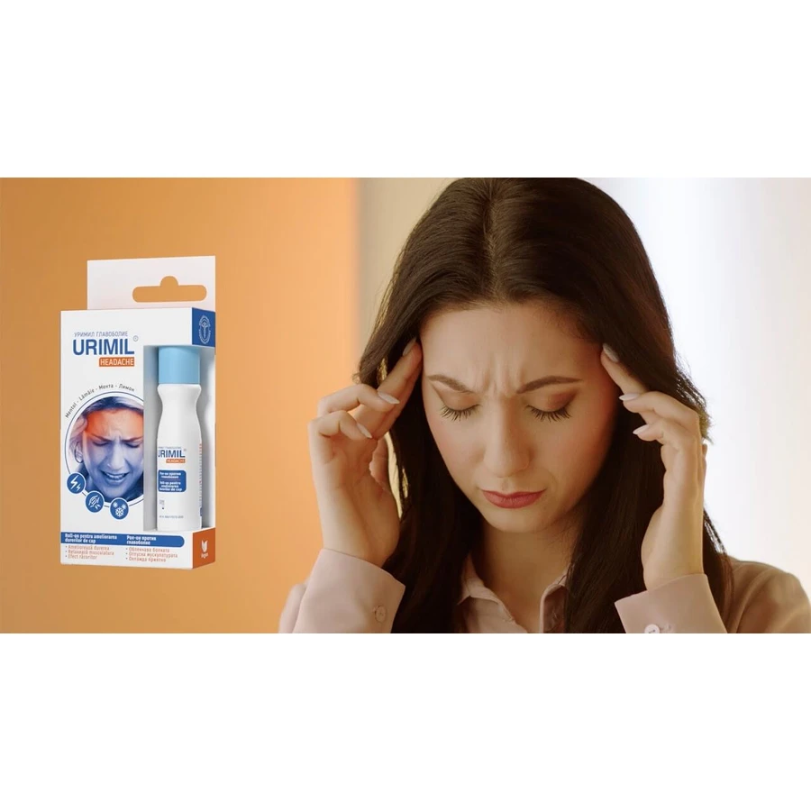 Urimil Hoofdpijn Roll-On, 15 ml, Naturpharma