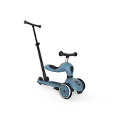 Children's scooter with 3 in 1 seat and handle Highwaykick 1, 1-5 years, Push and Go Steel, Scoot & Ride