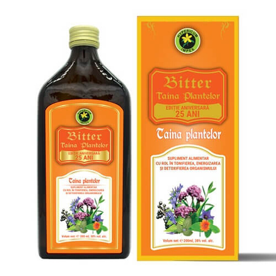 Bitter cu rol tonic Taina Plantelor, 200 ml, Hypericum