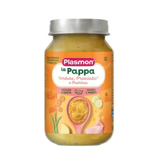 Menu prosciutto with vegetables and pasta, +7 months, 200 g, Plasmon