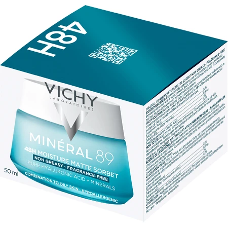 Vichy Mineral 89 48H Sorbete hidratante matificante 50 ml