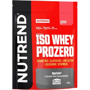 Nutrend ISO Whey Prozero kwarktaart met aardbeien 500 g