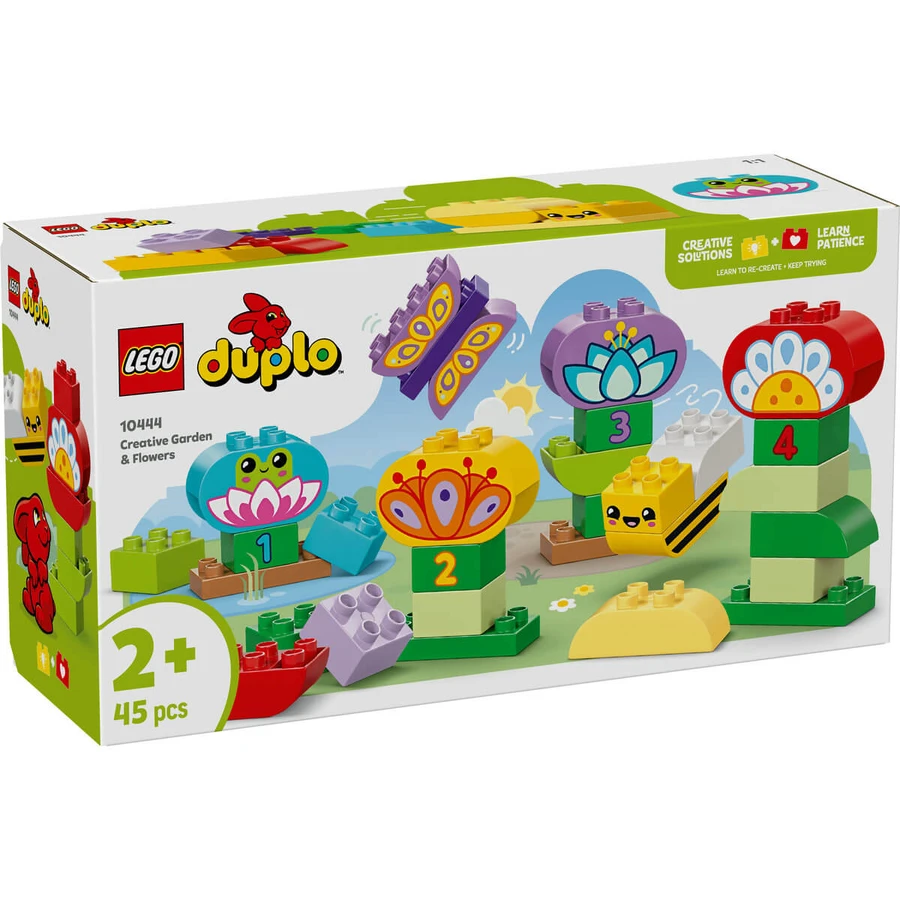 Jardín de flores creativo, 10444, + 2 años, Lego