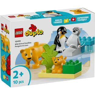 Families van wilde dieren: pinguïns en leeuwen, 10442, + 2 jaar, Lego