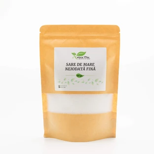Natura Plus sól morska jodowana drobnoziarnista, 500 g, Natura Plus