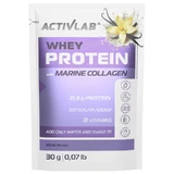 ActivLab Pharma Whey Protein with Marine Collagen, protein, vanilla flavor, 30 g