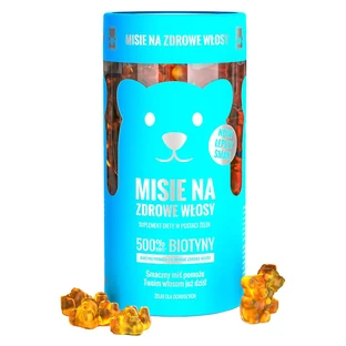 Noble Health Ursuleți de pluș pentru păr sănătos, boabe de jeleu, 300 g