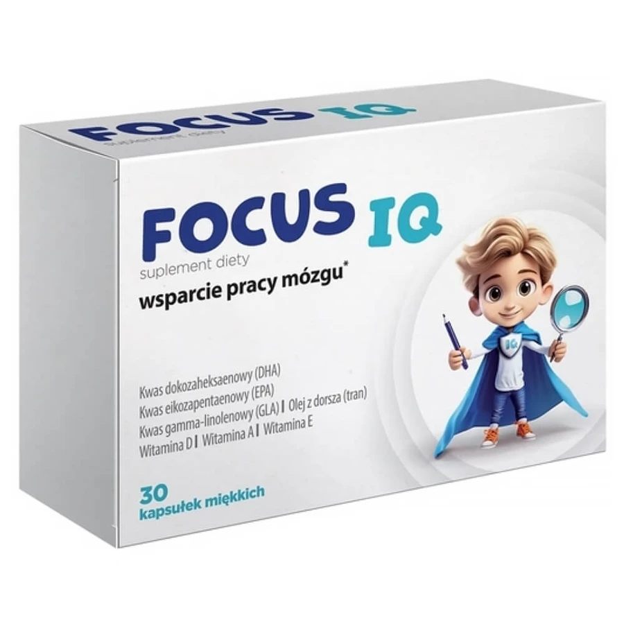 Focus IQ, a partir de 6 años, 30 cápsulas blandas