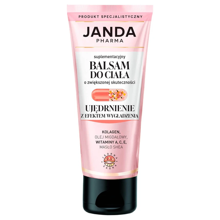 Janda Pharma, suplementacyjny balsam do ciała, ujędrnianie z efektem wygładzenia, 200 ml: ceny i cechy