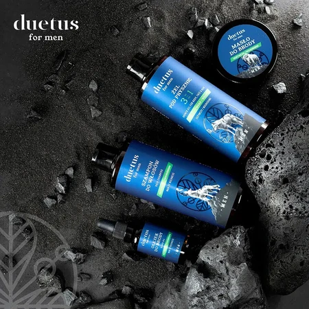 Duetus For Men, champú nutritivo para el cabello, 300 ml