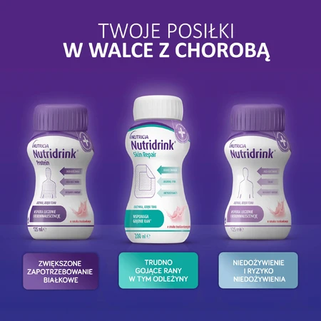 Nutridrink Eiwitkit, voedingspreparaat, perzik-mangosmaak, 12 x 125 ml