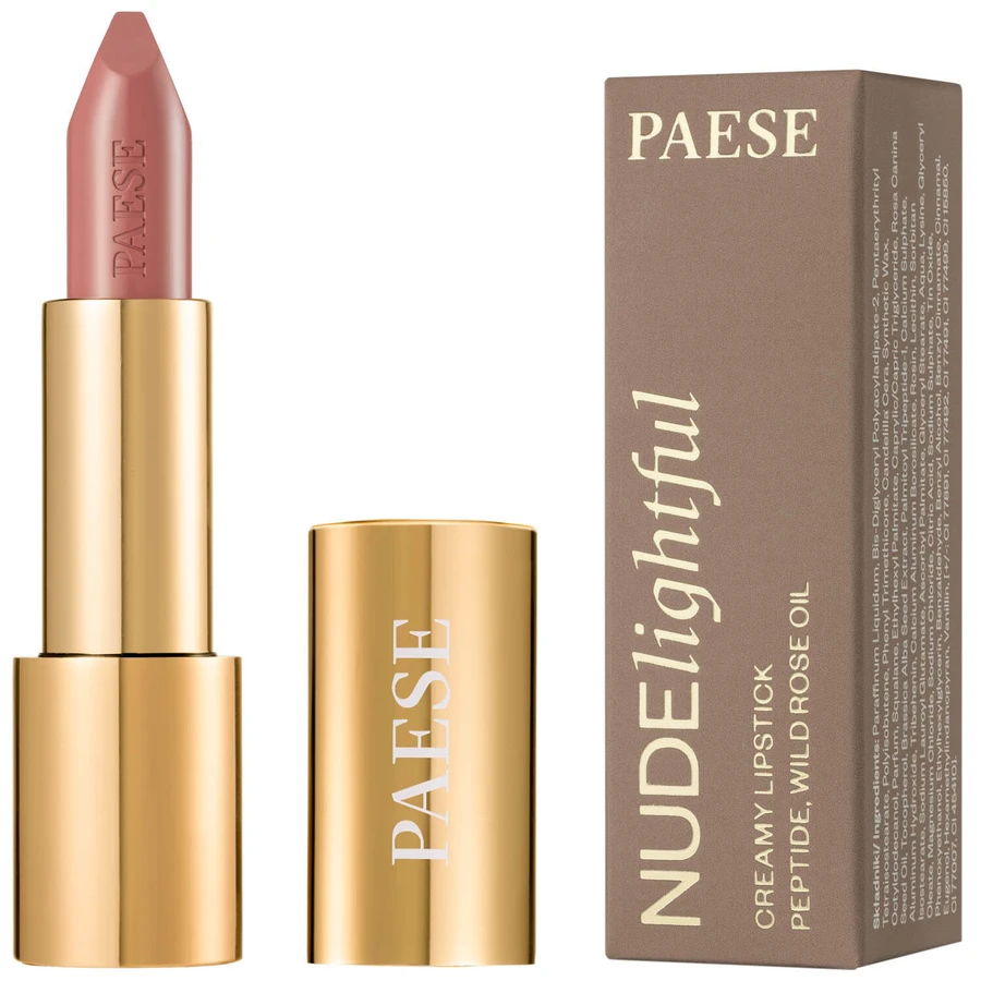 Paese Nudelightful, lippenstift, 404 Gekarameliseerde Pruim, 4.5 g