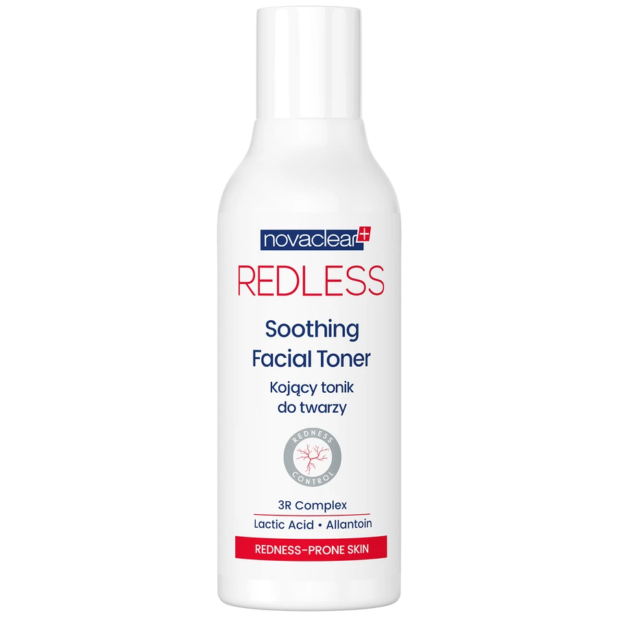 Novaclear Redless, tonique apaisant pour le visage, peaux sensibles et vasculaires, 100 ml